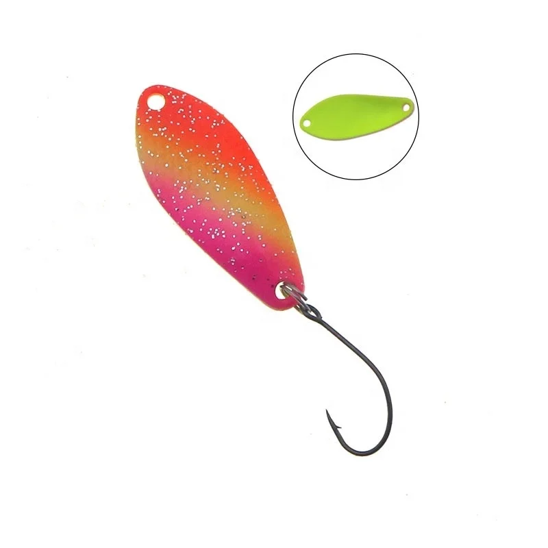 
HISTOLURE 30mm 2.5g Trout Lure Fishing Wobblers Spinner Bait hard bait metal Spoon Fishing Lure 
