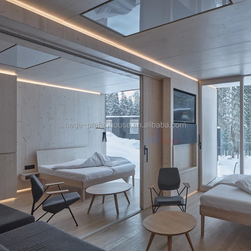 Cost price simple assembly modern home luxury container capsule prefabricated house