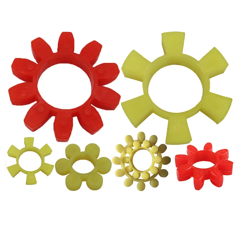 Polyurethane  Hexagon Elastic Ring Coupling Cushion Rubber Elastic Block Shaft Flex Coupling For Servo Motors And Stepper Motors