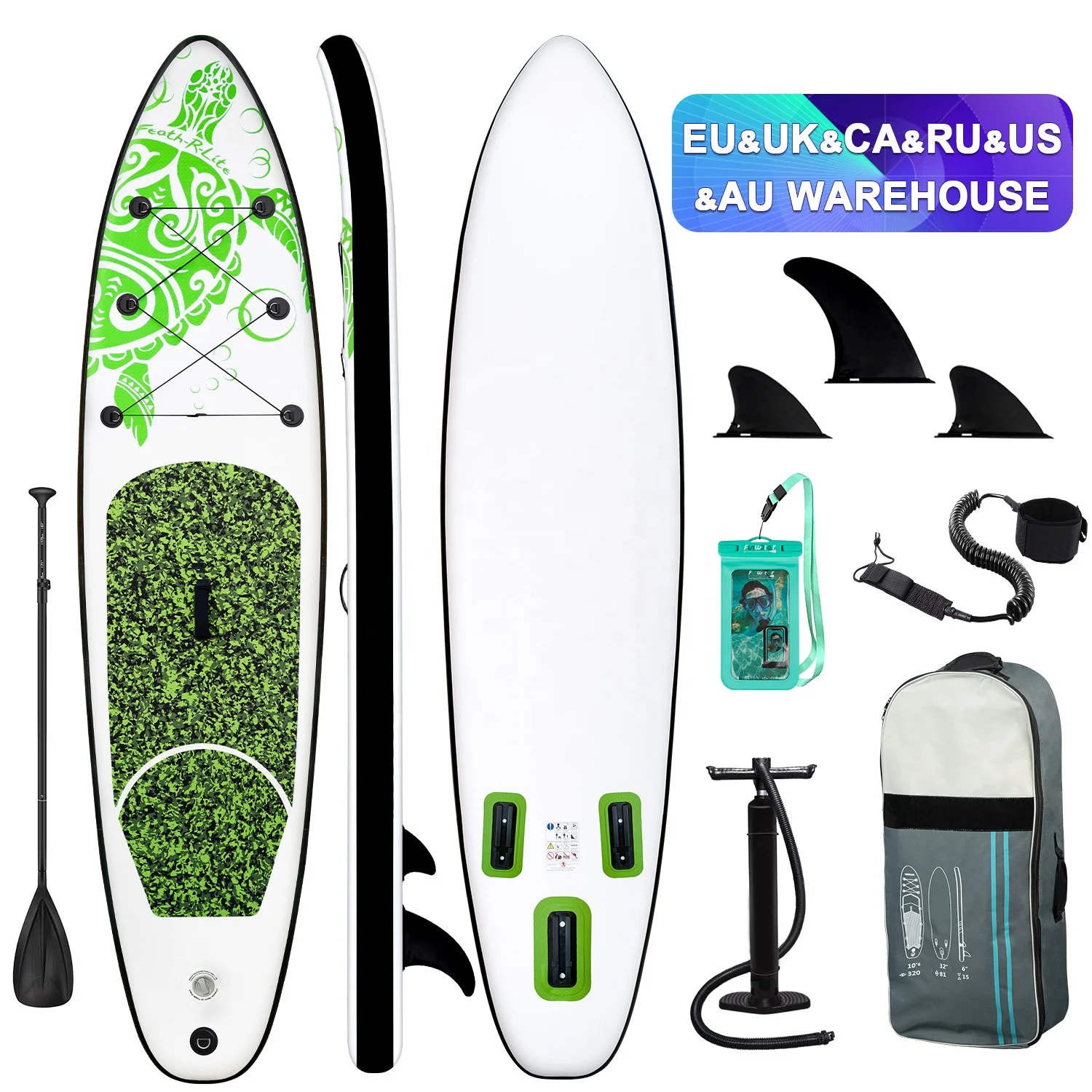 Feath-R-Lite waterplay surfing Dropshipping CE 320*76*15cm soft top surfboard paddleboard tabla de surf sup paddle board