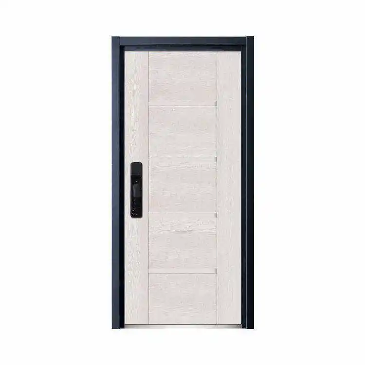 Lyroe Exterior Security Lock System Bulletproof Armored Steel Door