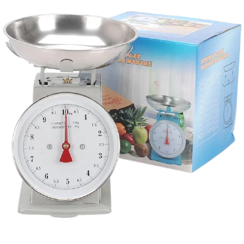 1kg 3kg 5kg 10kg 20kg Spring Supermarket Food Weighing Balance Mechanical Kitchen Scale with Bowl