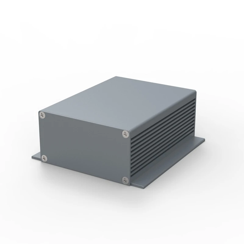 
97*40.5-130 handheld enclosure extruded aluminum heatsink with battery compartment 