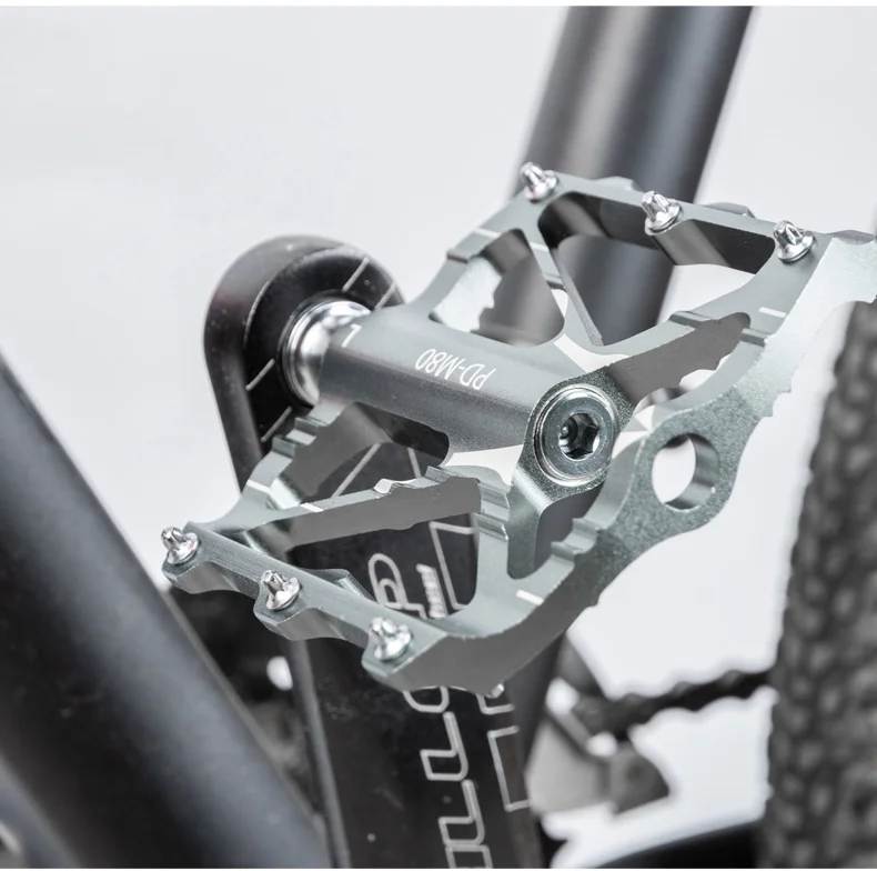 Promend China 9/16 Big platform MTB Bike Pedal Aluminium alloy CNC BigSize Bike pedal factory 3Bearing Spindle Bicycle MTB Pedal