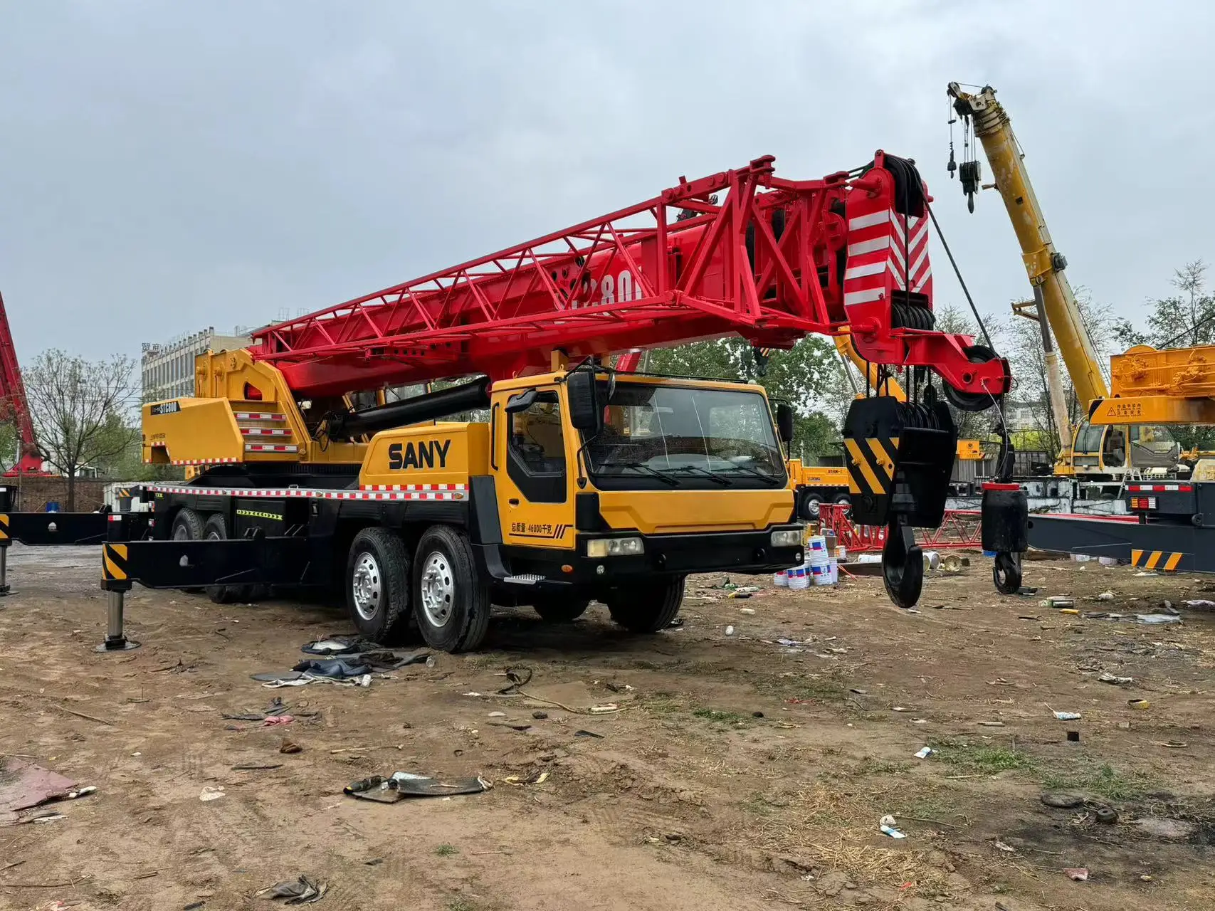 Автокран Sany STC800T 80 тонн тяжелый строительный кран для продажи
