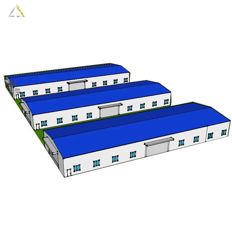 Landscape Warehouse Metal House Prefabricated Construction High Rise Building Steel Structure Storage