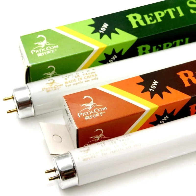 Wholesale Reptile Lamp UVB 10/15/20w UV 5.0 10.0 T8 Temperature Controller Turtle Basking Bulb Aquarium Heat Lamp Reptile Light