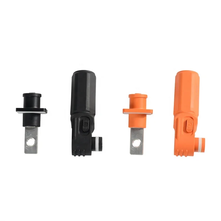 New 200A High Current Bolt Type Fast Slide Hv Single Core Energy Storage Cabinet Battery Dc Power Cable Connector