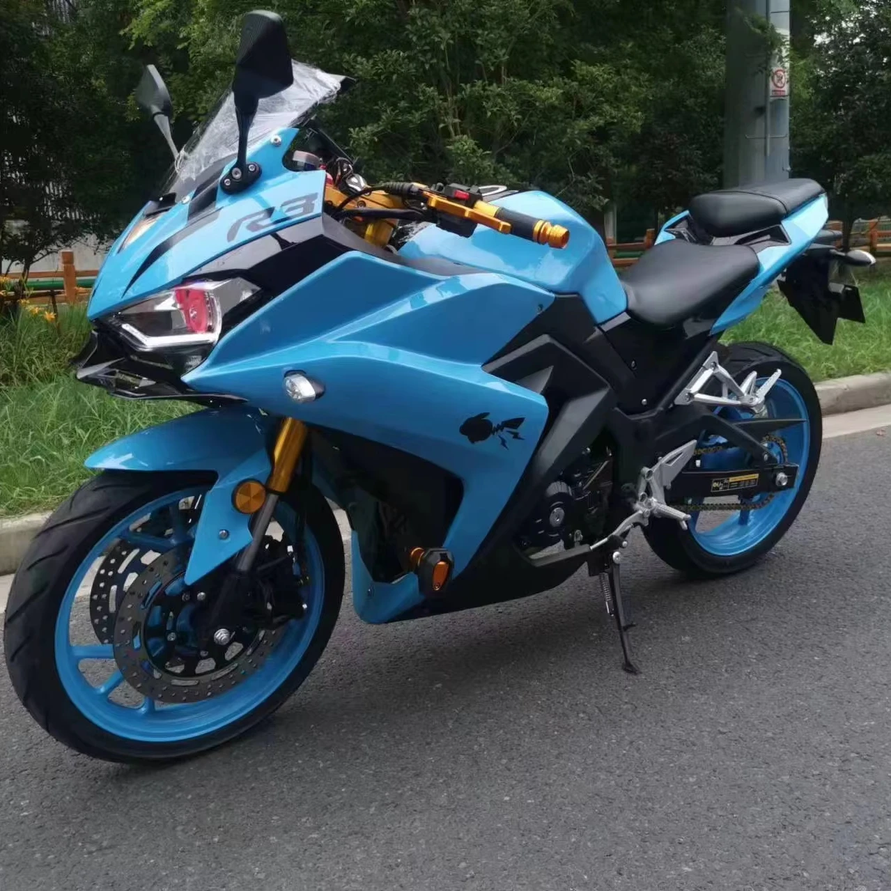 Chinese Wiesen 350CC electric start racing sport motorcycles