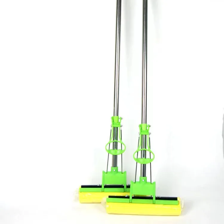 27cm Household Cotton Thread Telescopic Handle Pva Sponge Squeeze Mop