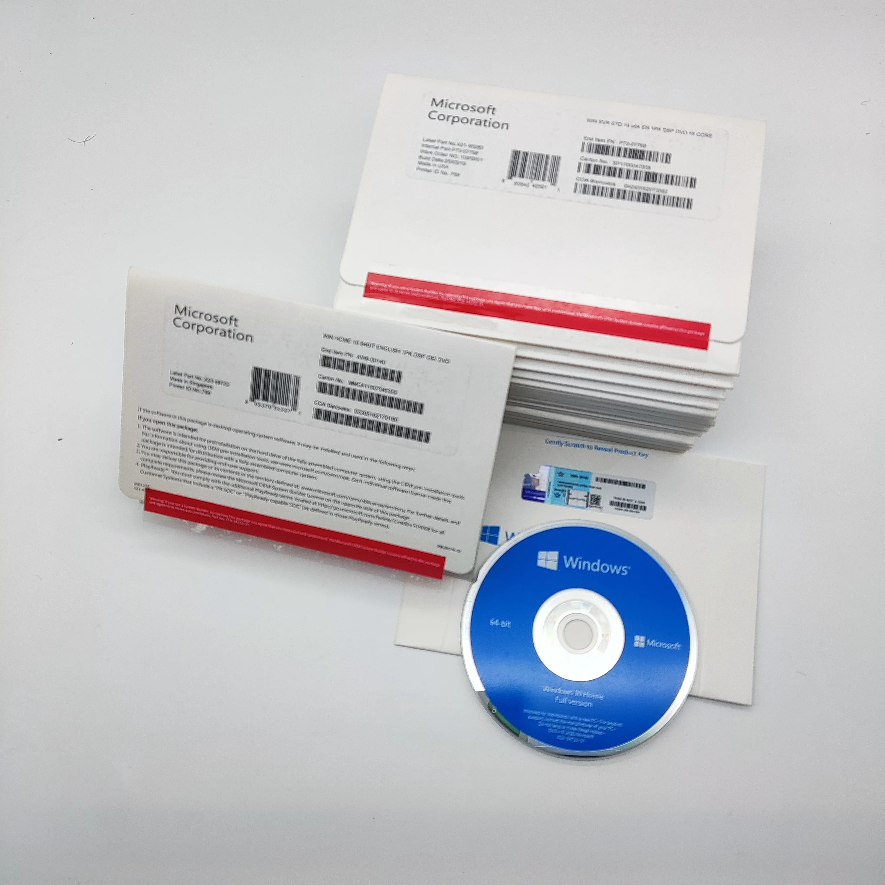 Windows 10 home OEM license key activation online windows 10 32bit 64 bit oem dvd pack