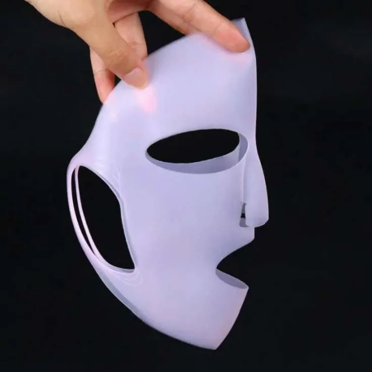 Factory Supply Anti-Fall Off Anti-Evaporation Elastic Silicone Face Mask Wholesale