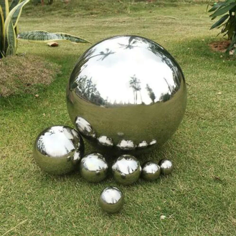 Globe Stainless Steel Large Hollow Railing Balls Decoration Metal Sphere