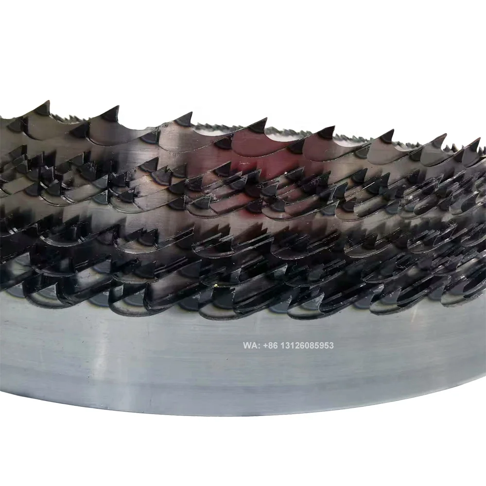 Vertical Horizontal Woodworking Bandsaw Mill Blades Sawmill Portable Band Saw Blades For Hard Wood Cutting