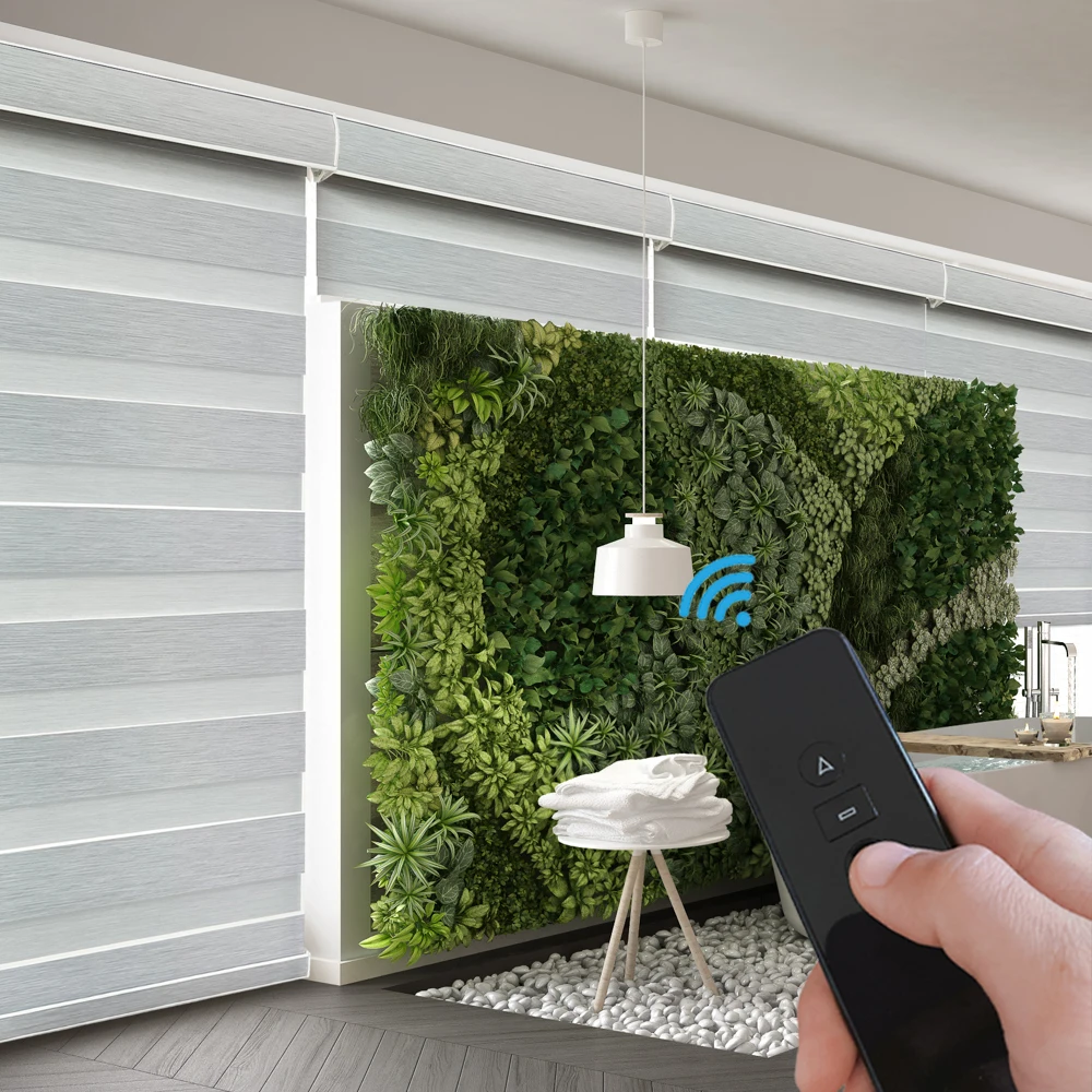 High Quality Blackout Zebra Blinds Cordless Hot Sale Serviceable Blackout Xebra Blinds Factory Roman Polyester Fabric 1 Set