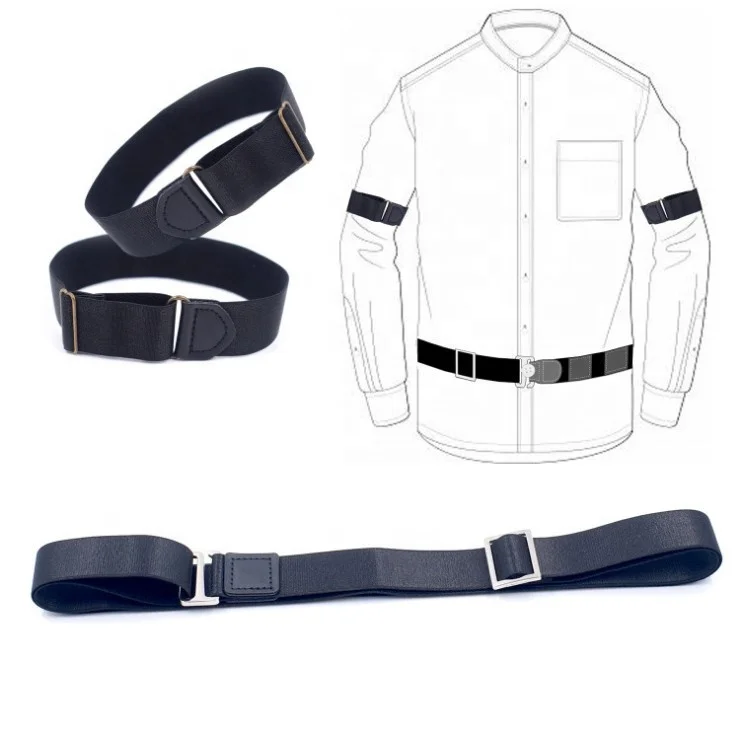 
Yiwu Longkang top sale Mens adjustable Shirt stays holder Mens Shirt Stays Garters 