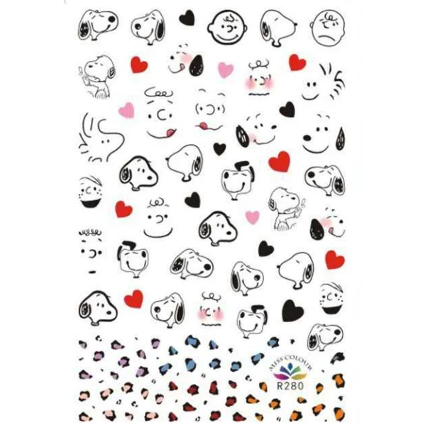 Summer Cute 3D Jewelry Nail Stickers Colorful Fruit Small Fresh Plant Adhesive Nail Decals