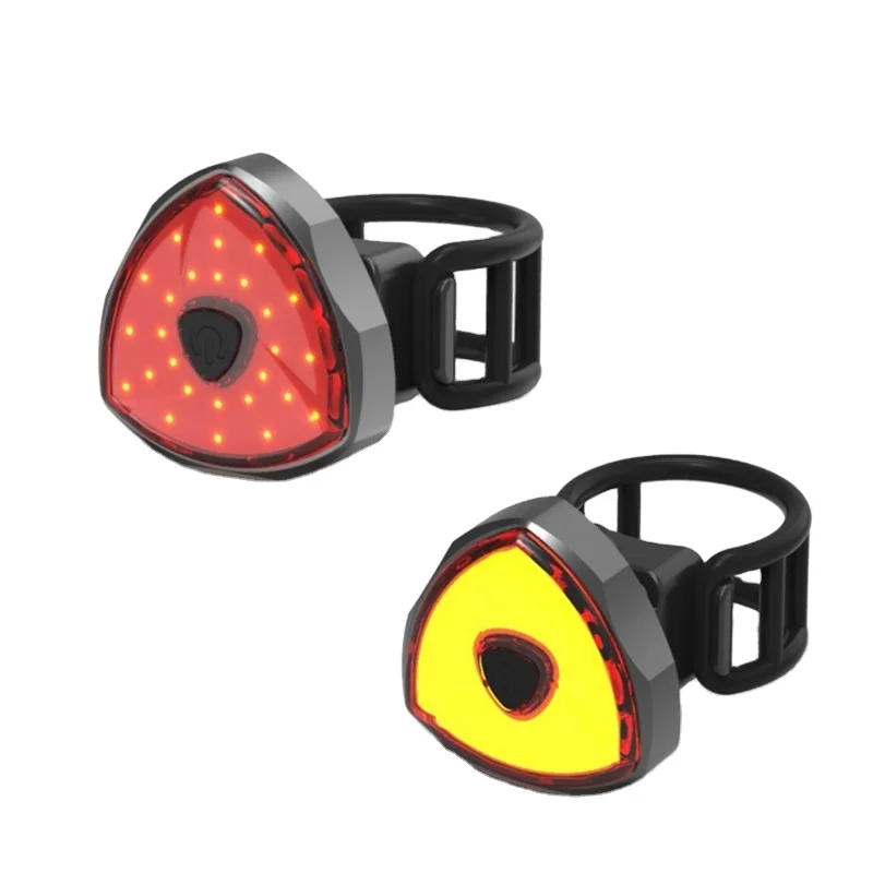 High Quality USB Rechargeable IP65 Waterproof Red Warning Electric Accessories LED Bike Wheel Lights On Bicycle