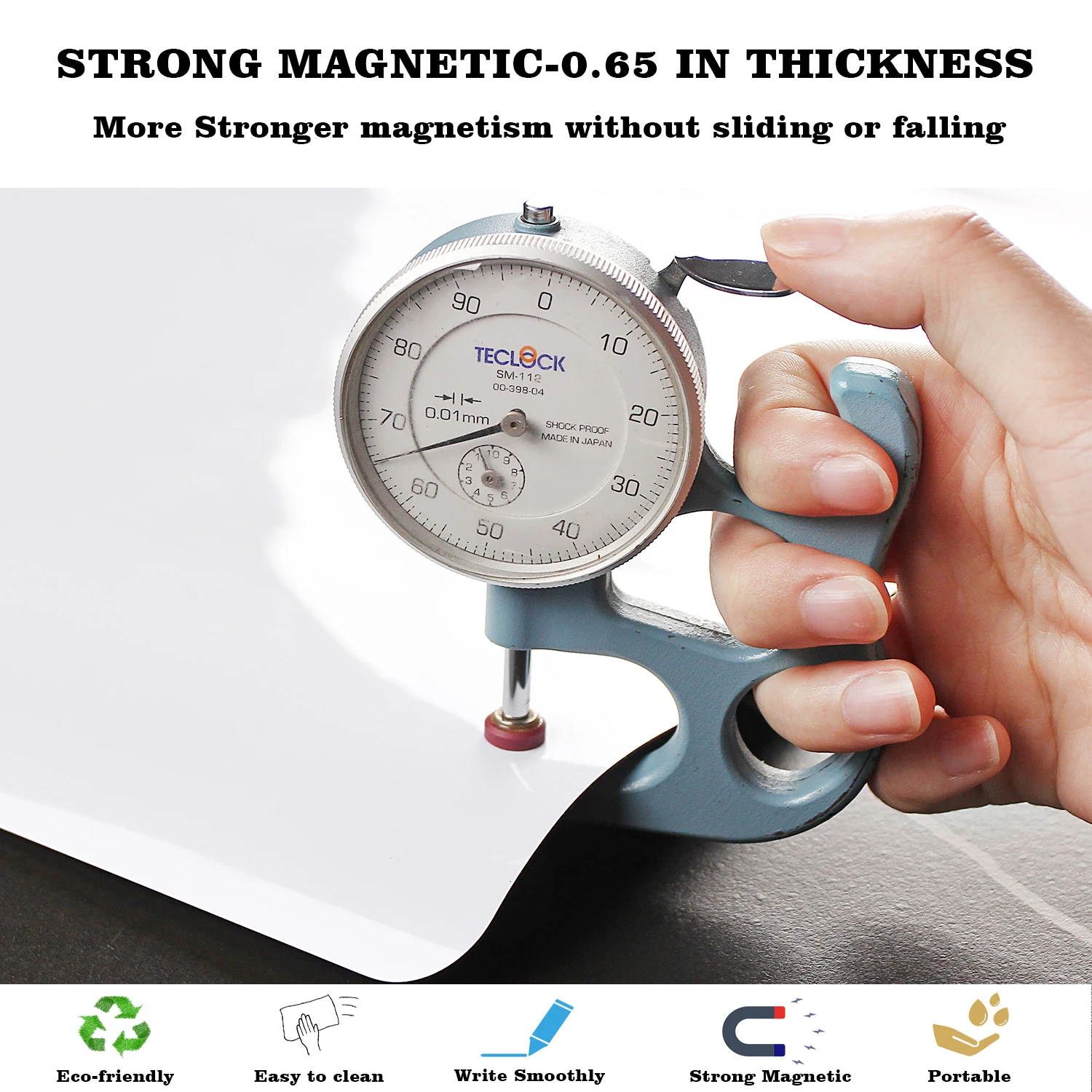 HOMIDEK Dry Erase Whiteboard Roll Whiteboard Magnetic For Teaching Meeting School