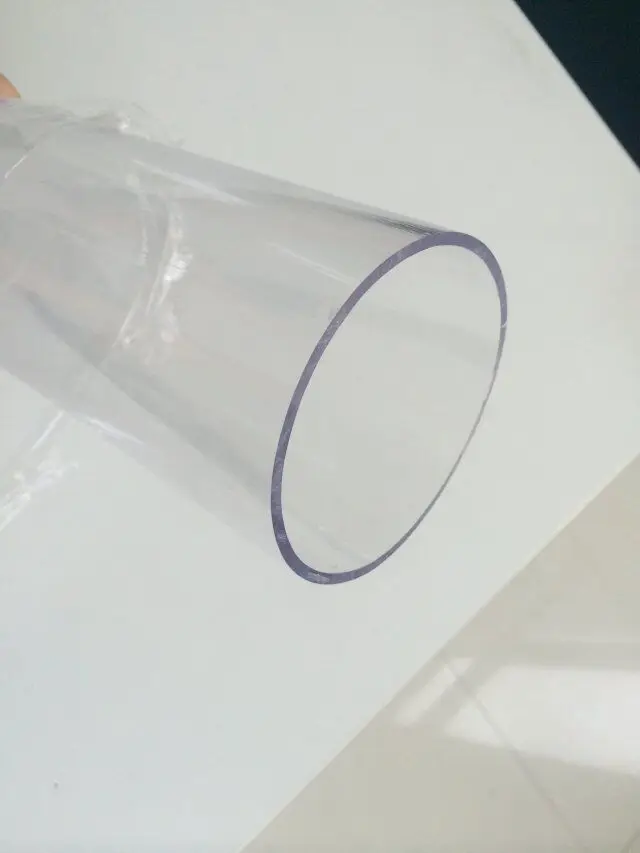 High Quality Transparent Clear Polycarbonate Pipe Colorful PVC PC PMMA Acrylic Plastic Tube