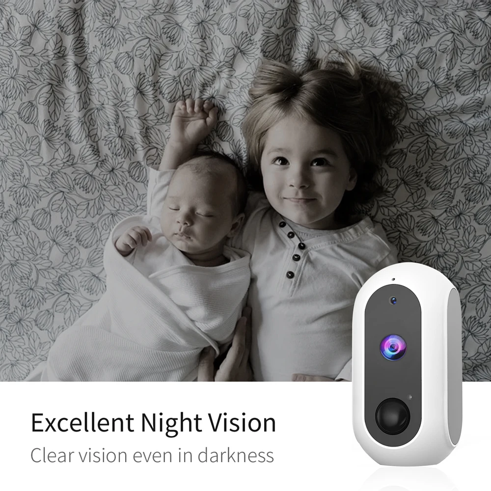 Tuya Smart Camera Low Power Consumption IP Camera Two Way Audio Battery Camera