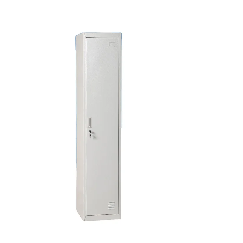 Knock Down Workers Storage Living Room Metal Single Door Clothes Chest