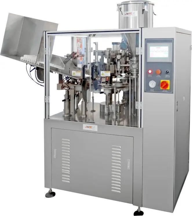 High performance JEF-50 Plastic tube filling and sealing machine for cosmetic packaging industry