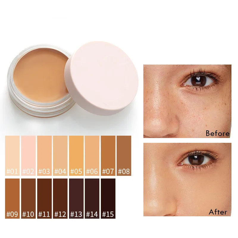 Finest Price Full Coverage Hydrating Single Cream Concealer Low Moq Concealer For Black Skin
