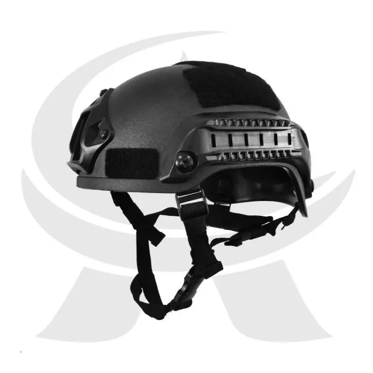Double Safe Custom Black night vision tactical fast helmet full security Tactical Helmet