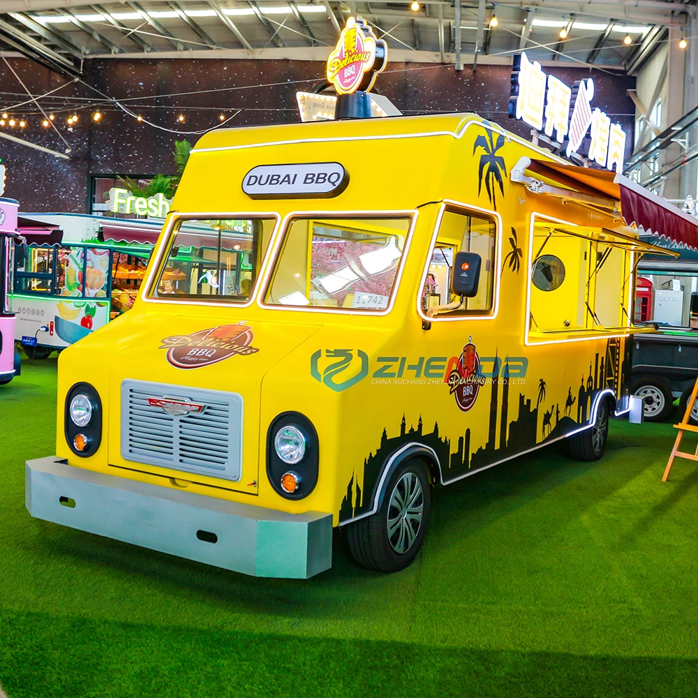 China High Quality Food Truck/Outdoor Mobile Juice Bar Kiosk Dining Truck/Mobile Food Stand Food Truck Trailer Food Truck