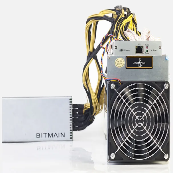 
Used antminer l3 asic miner in dubai L3 504M + pc psu power supply litecoin mining asic on sale 