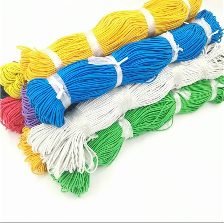 customize fabric 25 yard 1/4 inch wide 1mm 2.5mm 6mm bungee 15 mm 30 mm  bungee cord 18 inch for clothing accessories