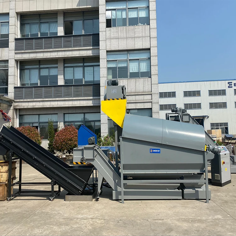 Good Price waste oil filter shredding and washing machine for used oil filter recycling line