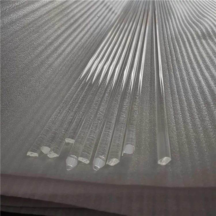 wholesale Manufacturers selling high temperature resistant clear fused quartz rod