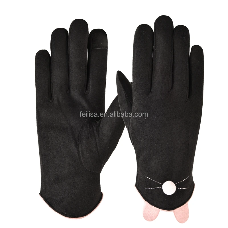 
Fashion gloves for women wholesale All-fingered warm female gloves 