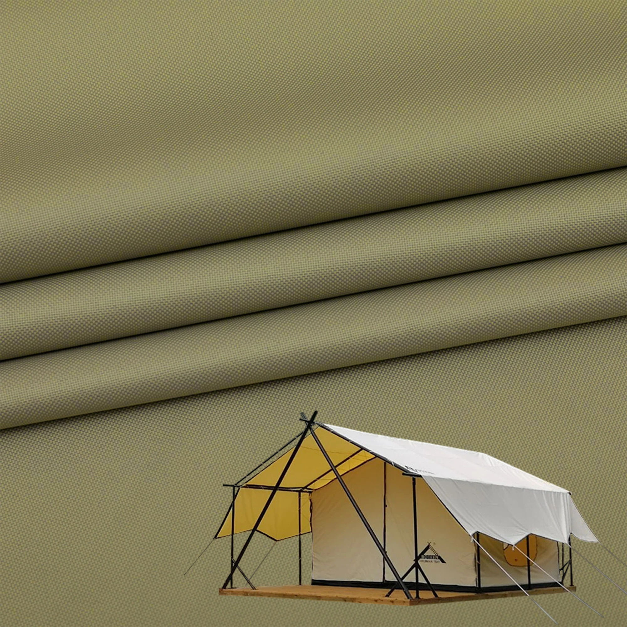 56GSM recycled tent bag backpack fabrics with water proof and fire proof fabric