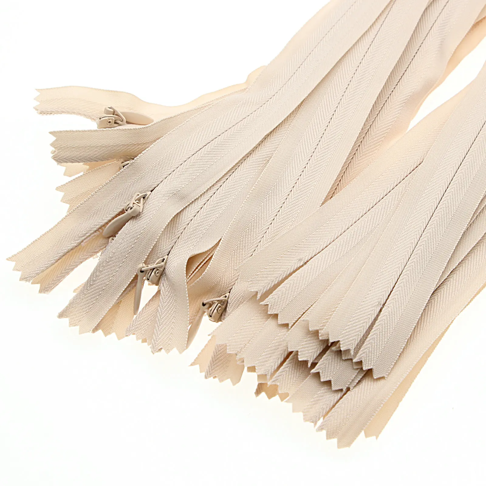 No 3 invisible close end custom zipper invisible zipper roll