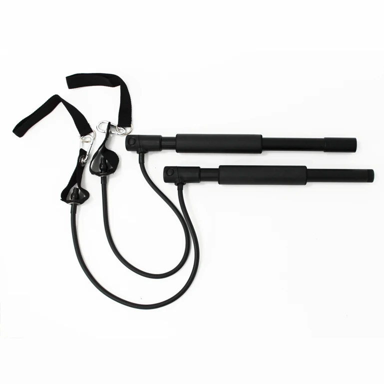 Exercise Equipment Stand Fat Fitness Bar With Resistance Band Kit
