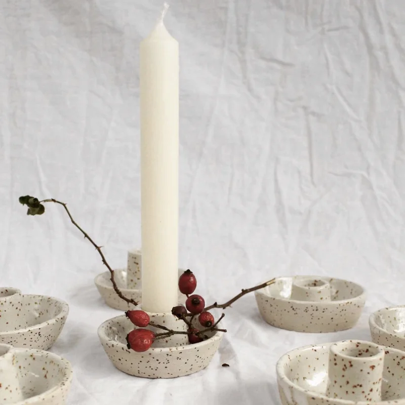 wholesale modern table unique wedding decorative nordic ceramic creative candle stands candle stick holder