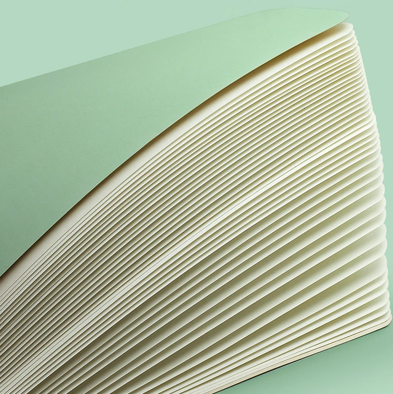 LABON Custom Simple Style Notebook Thin Inner Pages Records Saddle Stitched Sewing Diary Sketchbook