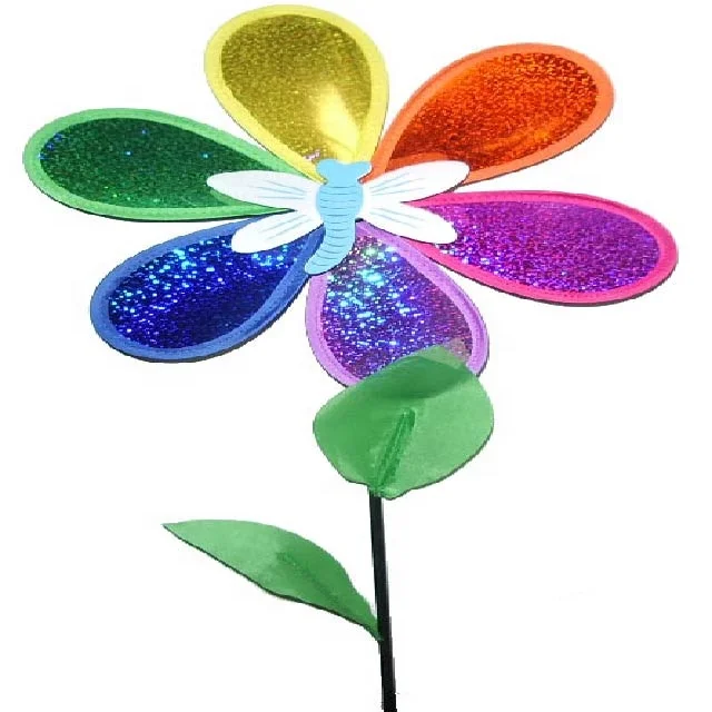 Factory supply children toy flashing windmill