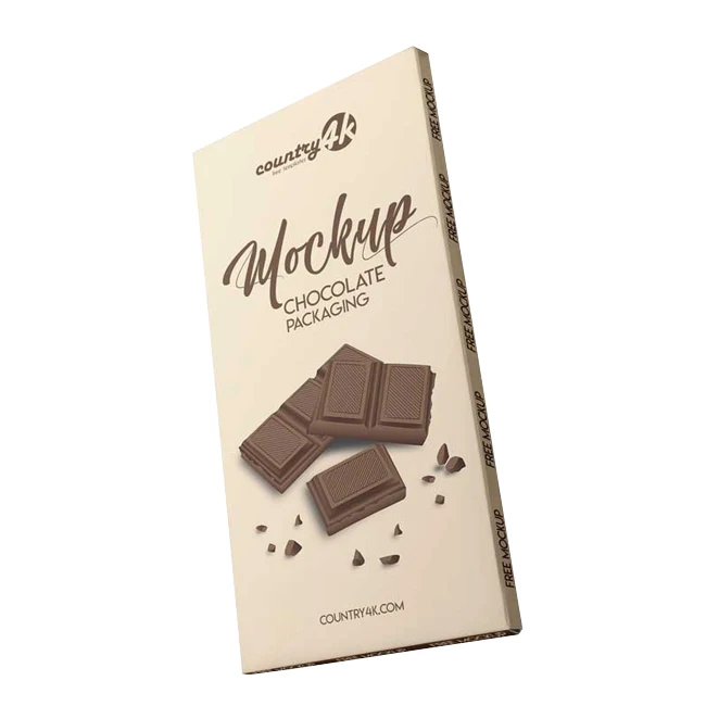 China Manufacturer Wholesale Food Grade Custom Paper Chocolate Bar Box Packaging
