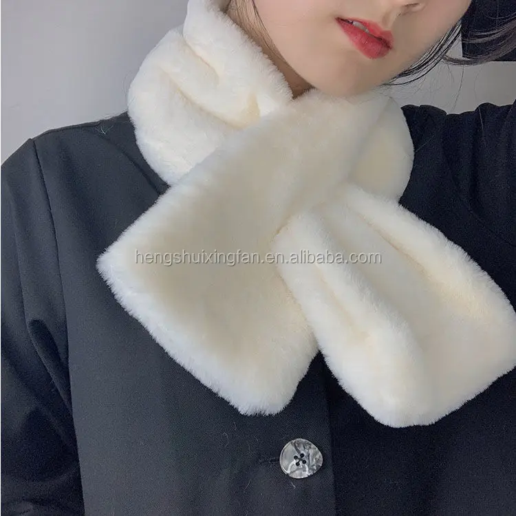 2019 Новый разноцветный шарф и шаль из искусственного меха кролика лисы норки для женщин