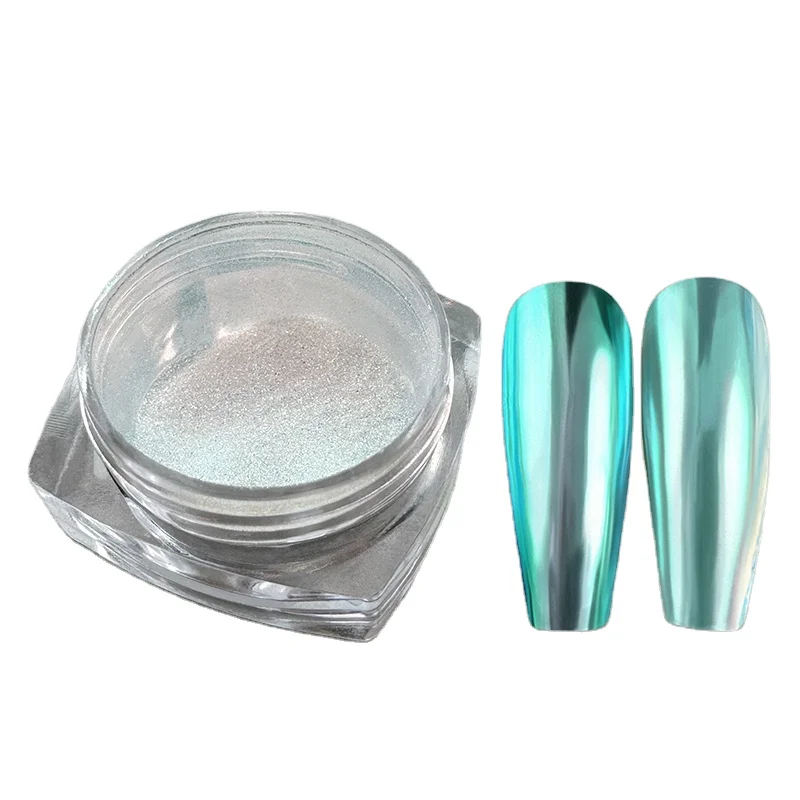 BOKO Aurora Color Shifting Powder Nails Holographic Mirror Effect Chrome Pigment Nail Art Fairy Powder