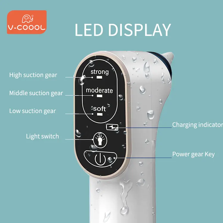 V-Coool Best price baby nose suction sucker suck cleaner snot nasal aspirator