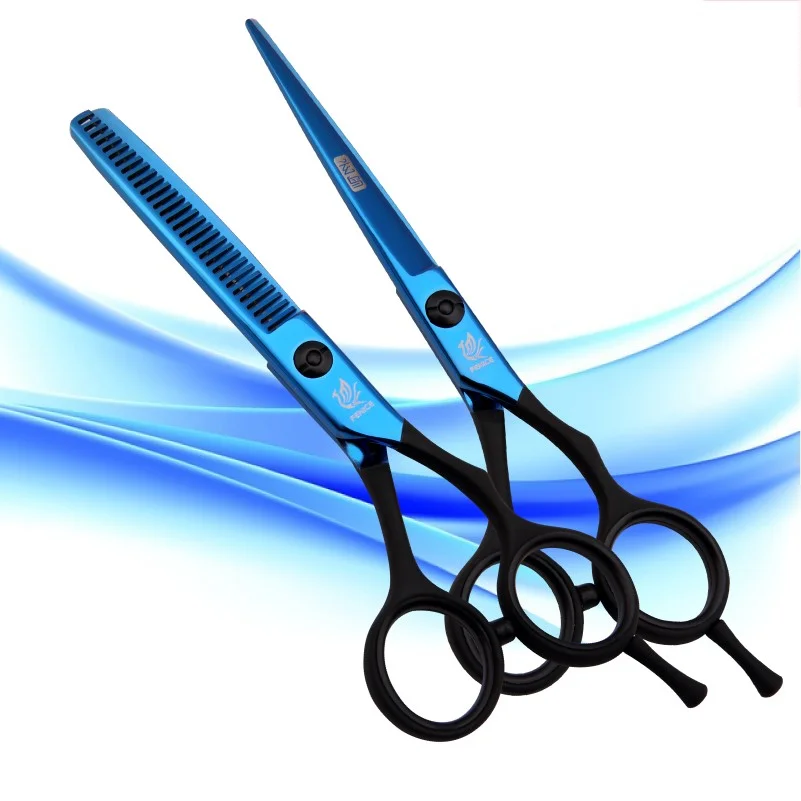 Горячая Распродажа Новый дизайн 9cr стальной парикмахерский профессиональный набор ножниц для стрижки волос филировки