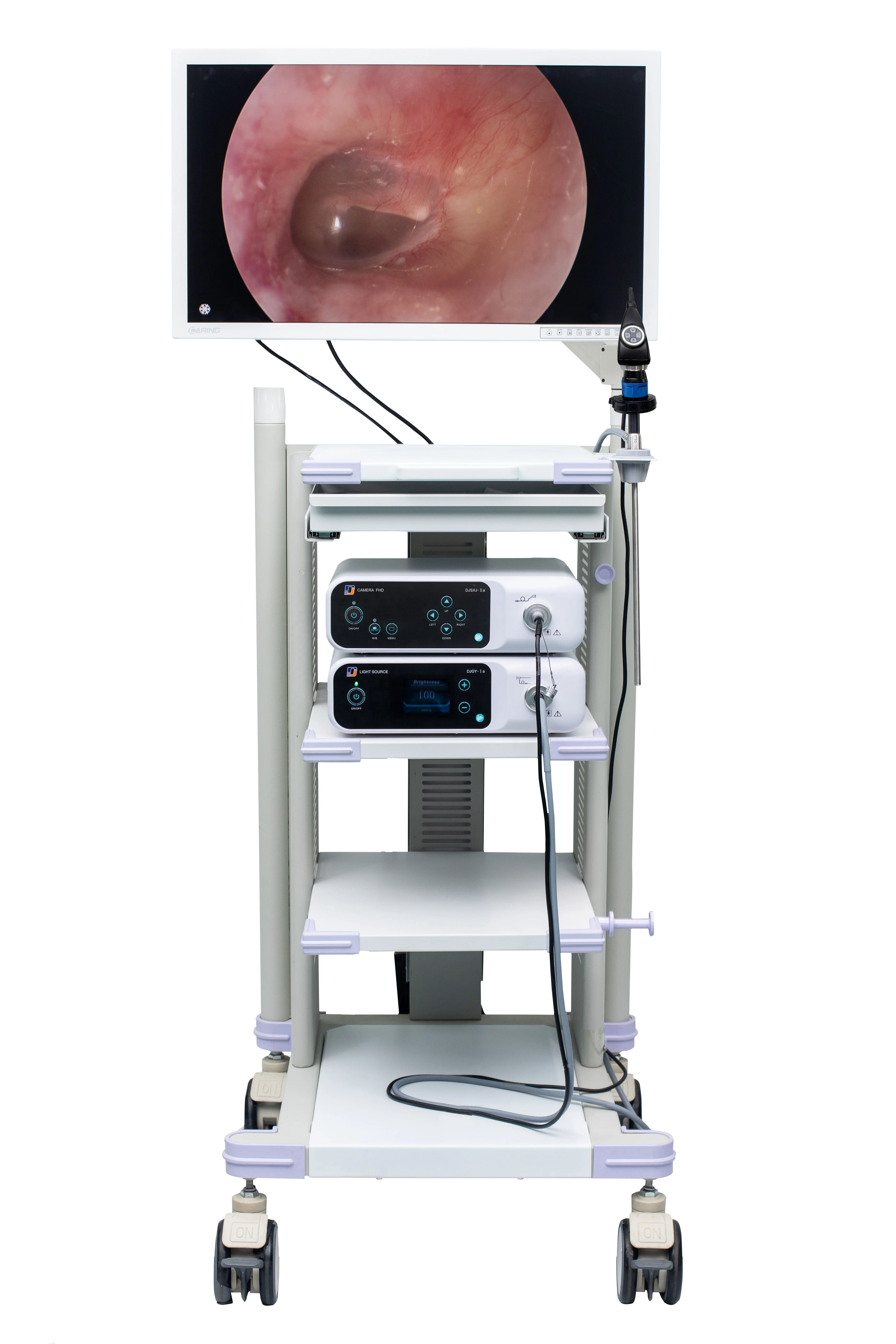 Hospital complete set 1080P Full HD endoscope camera system ENT Urology surgery equipments endoscopy tower