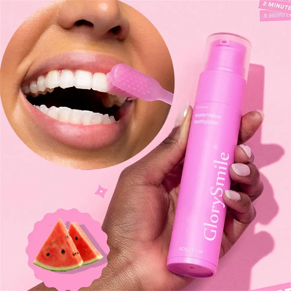 OEM Private Label Banana Fruit Flavored Toothpaste 60g Fresh Breath Fluoride Pump Toothpaste 60g