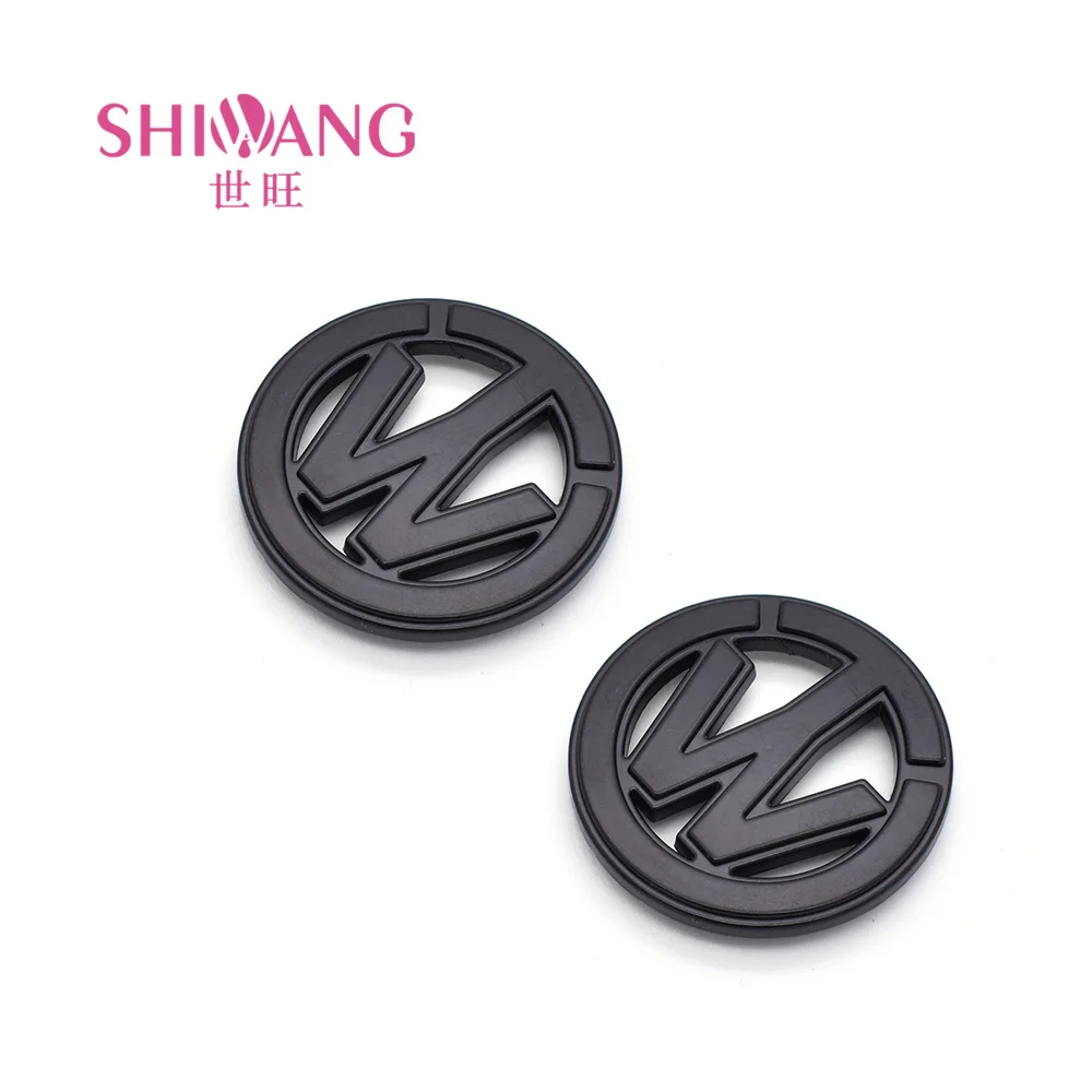 Shiwang OEM ODM распылительная краска под заказ металлический логотип ярлык сумка этикетка для сумок