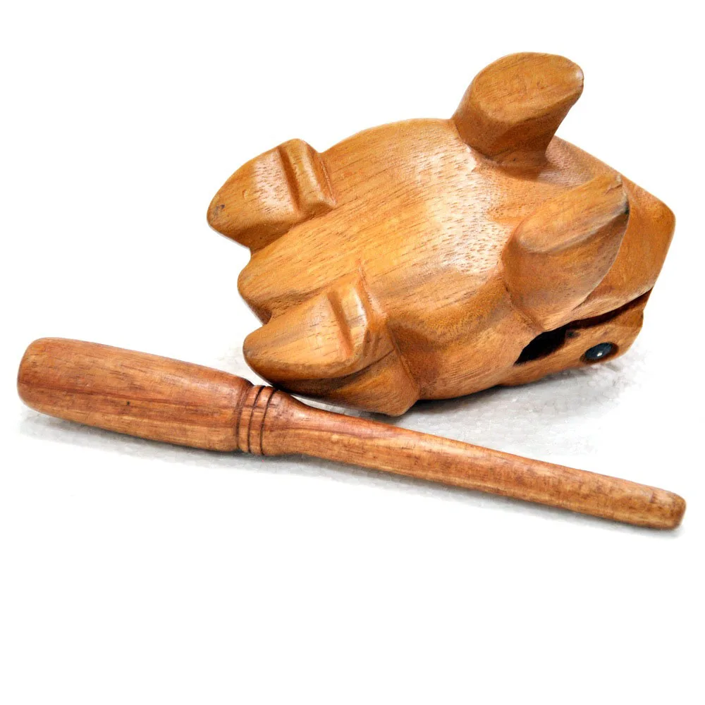 Travelling Souvenir Mango Wood Handmade Wooden Animals Lucky Frogs